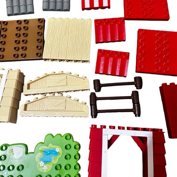 Mega Bloks First Builders Mixed Farm Ranch House Lot Animals People Vehicles - Picture 4 of 16